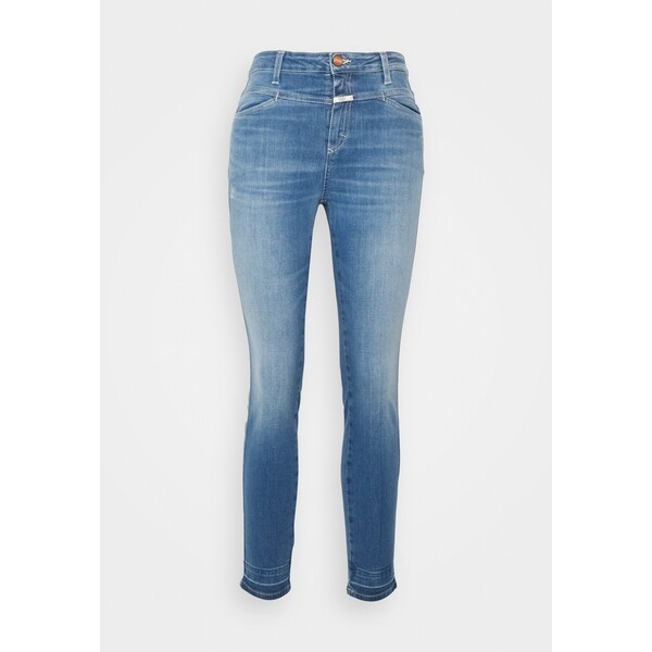 CLOSED PUSHER Jeansy Skinny Fit mid blue CL321N0DP-K11