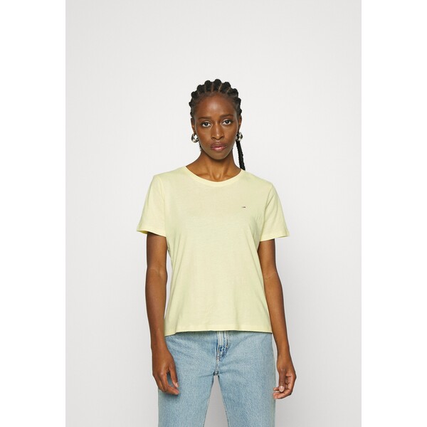 Tommy Jeans SOFT TEE T-shirt basic mimosa yellow TOB21D04T-E12