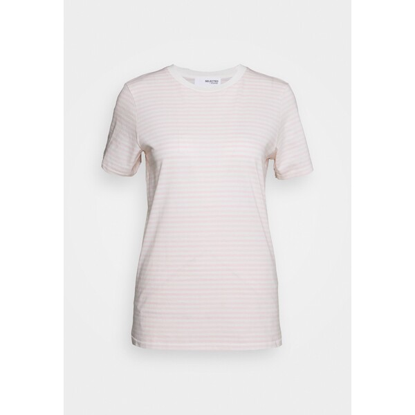 Selected Femme T-shirt z nadrukiem snow white SE521D07H-A16