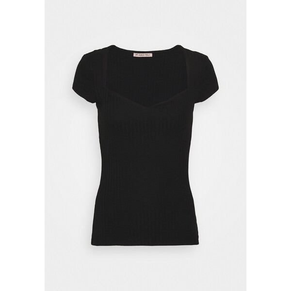 Anna Field T-shirt basic black AN621D10F-Q11
