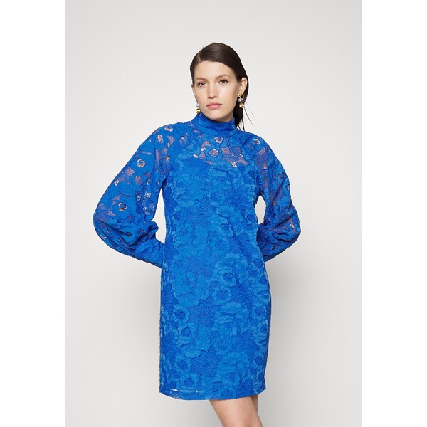 Bruuns Bazaar EVANTHE MILITY DRESS Sukienka koktajlowa bright blue BR321C09Q-K11