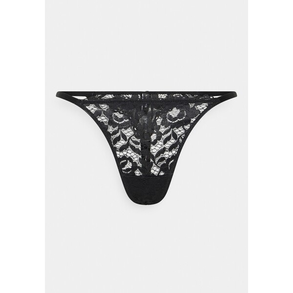 Nly by Nelly SWEET LACE THONG Stringi black NEG81R01C-Q11