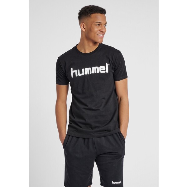Hummel HMLGO T-shirt z nadrukiem black HU322O00P-Q11
