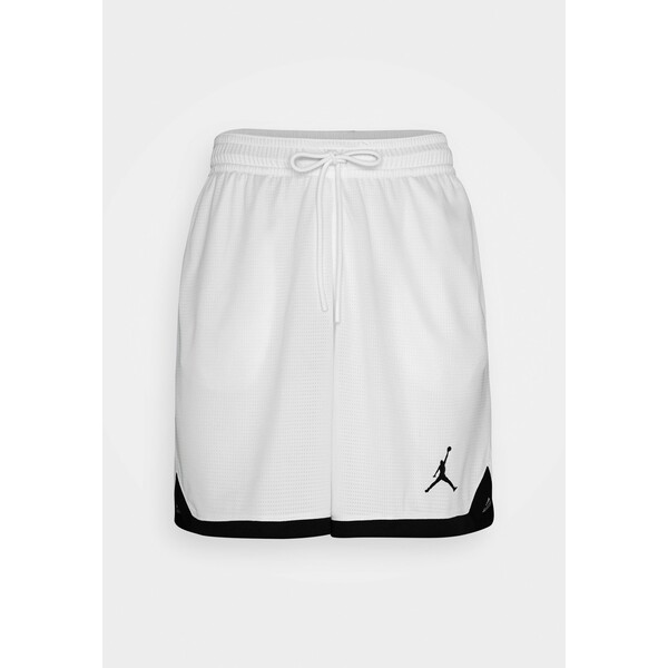 Jordan DRY AIR SHORT Krótkie spodenki sportowe white/black JOC42E037-A11