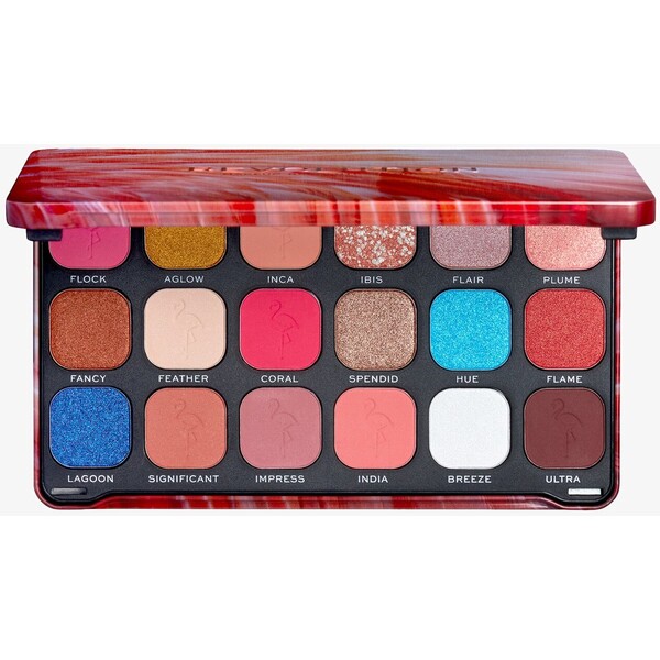 Makeup Revolution FOREVER FLAWLESS FLAMBOYANCE FLAMINGO PALETTE Paleta cieni flamboyance flamingo M6O31E02C-T11
