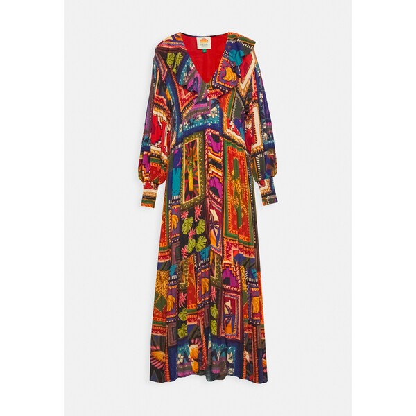 Farm Rio PATCHWORK TAPESTRY DRESS Sukienka koszulowa multi-coloured F0I21C03L-T11
