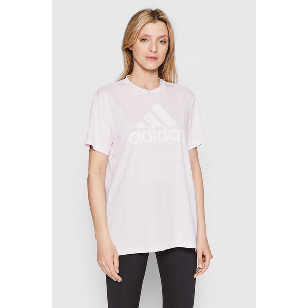 adidas T-Shirt HD9337 Różowy Loose Fit
