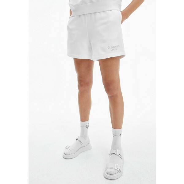 Calvin Klein Jeans TERRY Szorty bright white C1821S028-A11