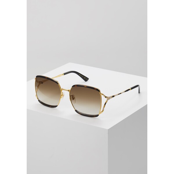 Gucci Okulary przeciwsłoneczne havana/gold GU451K018-O11