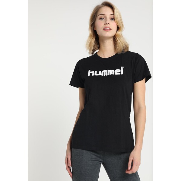 Hummel HMLGO T-shirt z nadrukiem black HU341D01Z-Q11