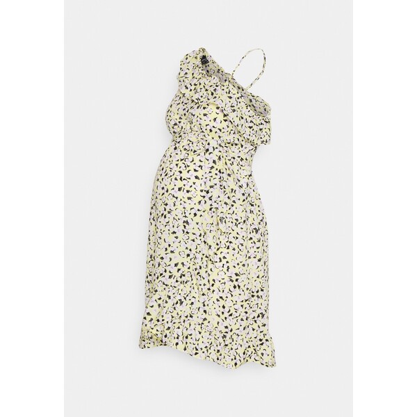 Vero Moda Maternity VMMOLEA SHORT DRESS Sukienka letnia lemon meringue VE129F01O-E11