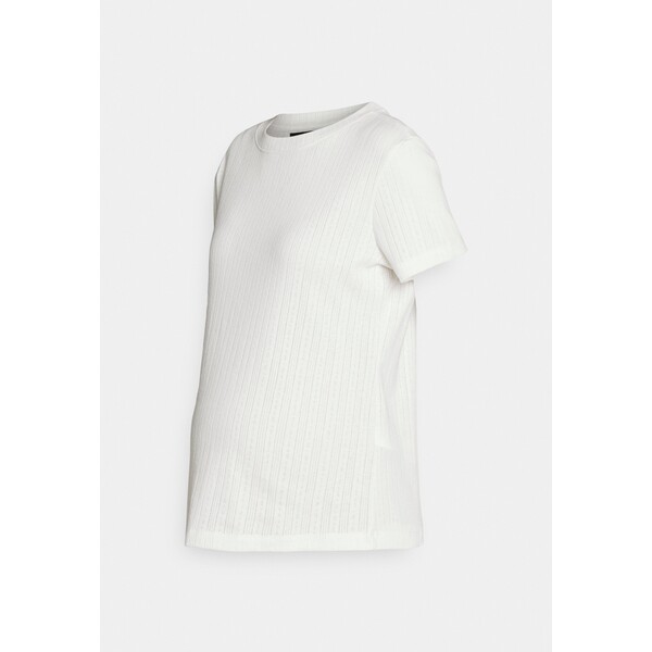Even&Odd Maternity T-shirt z nadrukiem off white EVO29G009-A11