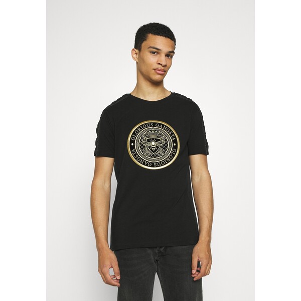 Glorious Gangsta ALFARO TEE T-shirt z nadrukiem black GLE22O037-C11