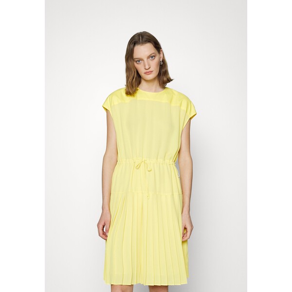 Trussardi Sukienka letnia yellow T0421C00H-E11