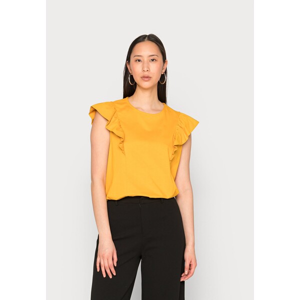 Anna Field T-shirt basic dark yellow AN621D10A-E11