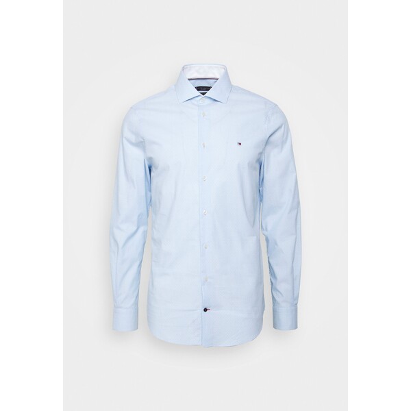 Tommy Hilfiger Tailored ALL OVER DOBBY Koszula biznesowa classic blue/white T1022D09B-K11