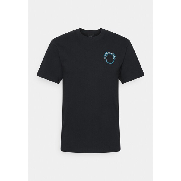 HUF ROBOTICS TEE T-shirt z nadrukiem black H0H22O095-Q11