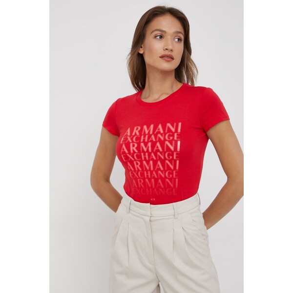 Armani Exchange t-shirt bawełniany 3LYTKM.YJ16Z