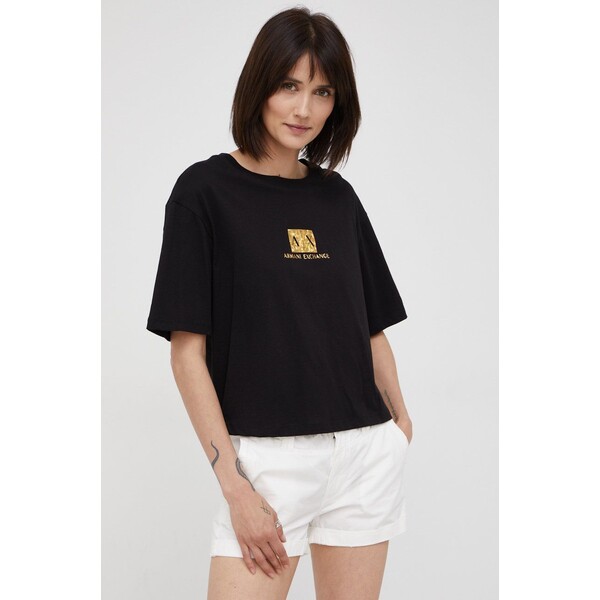 Armani Exchange t-shirt bawełniany 3LYTGA.YJG3Z