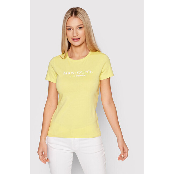 Marc O'Polo T-Shirt 202 2293 51001 Żółty Regular Fit