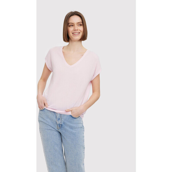 Vero Moda T-Shirt Ava 10231343 Różowy Regular Fit