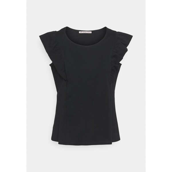 Anna Field T-shirt basic black AN621D10A-Q11