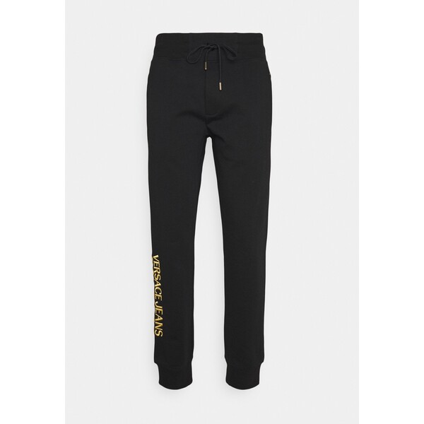 Versace Jeans Couture BRUSHED Spodnie treningowe nero/oro VEI22E01A-Q11