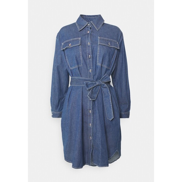 Liu Jo Jeans ABITO CAMICIA Sukienka jeansowa blue L2521C07U-K11
