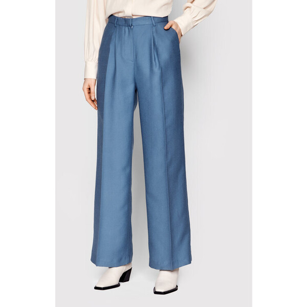 Sisley Spodnie materiałowe 466SLF00I Niebieski Slim Fit