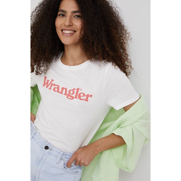 Wrangler t-shirt bawełniany W7N4GHW02
