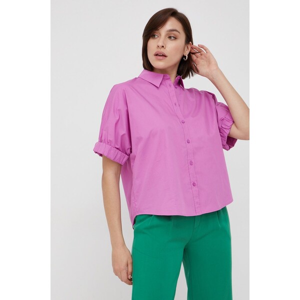 United Colors of Benetton koszula bawełniana 5EW7DQ015.0K9