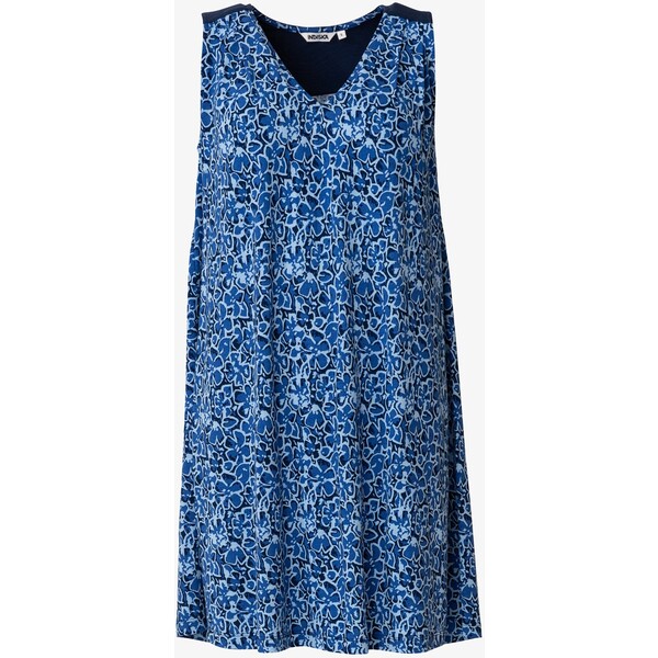 Indiska DONATELLA Sukienka z dżerseju blue INO21C071-K11