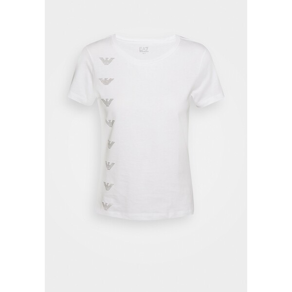 EA7 Emporio Armani T-shirt z nadrukiem white EA721D01O-A11