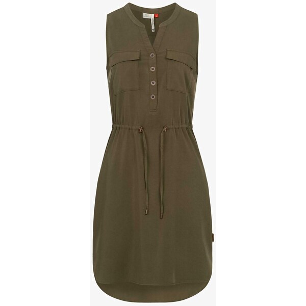 Ragwear ROISIN Sukienka koszulowa olive R5921C069-N13