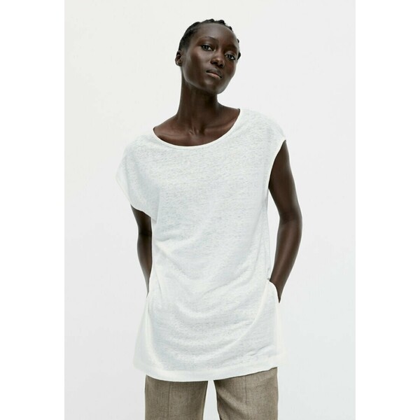 Massimo Dutti T-shirt basic white M3I21D0E0-A11