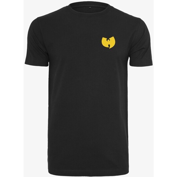 Mister Tee WU-WEAR FRONT-BACK TEE T-shirt z nadrukiem black M0M22O06C-Q11