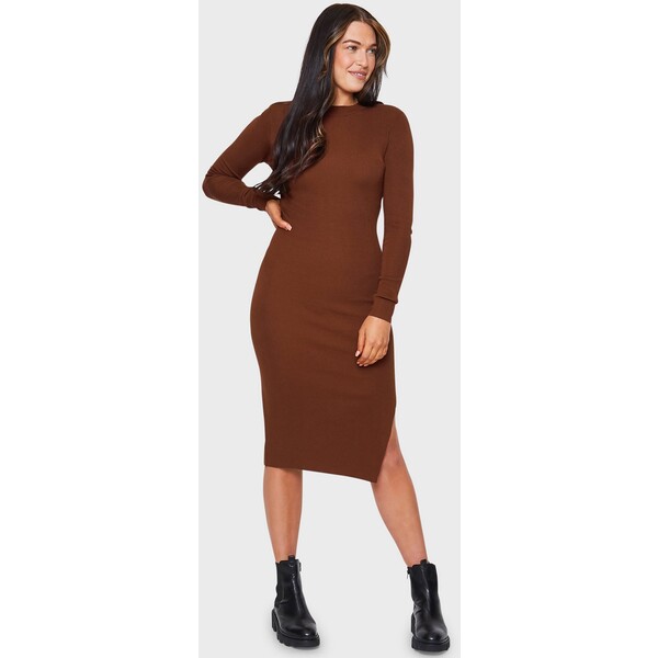 Threadbare AMETHYST Sukienka etui brown THC21C006-O11