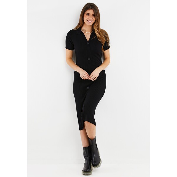 Threadbare ELMA Sukienka koszulowa schwarz THC21C00D-Q11