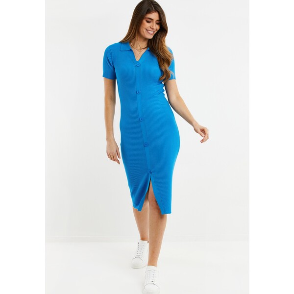 Threadbare ELMA Sukienka koszulowa blue THC21C00D-K11