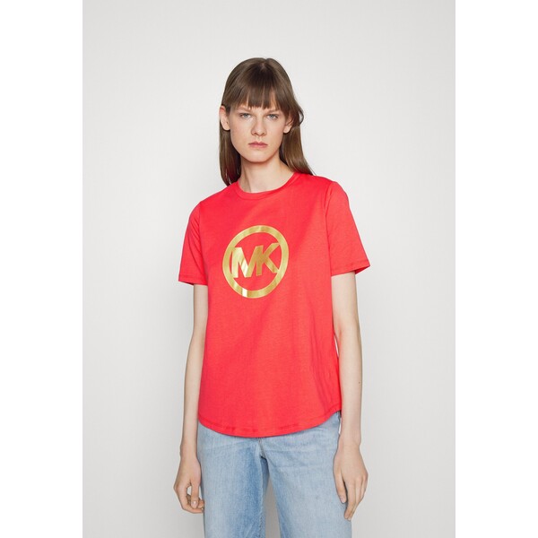 MICHAEL Michael Kors TEE T-shirt z nadrukiem sangria MK121D058-I11