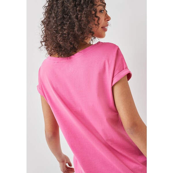 Next T-shirt basic pink NX323G1I5-J12