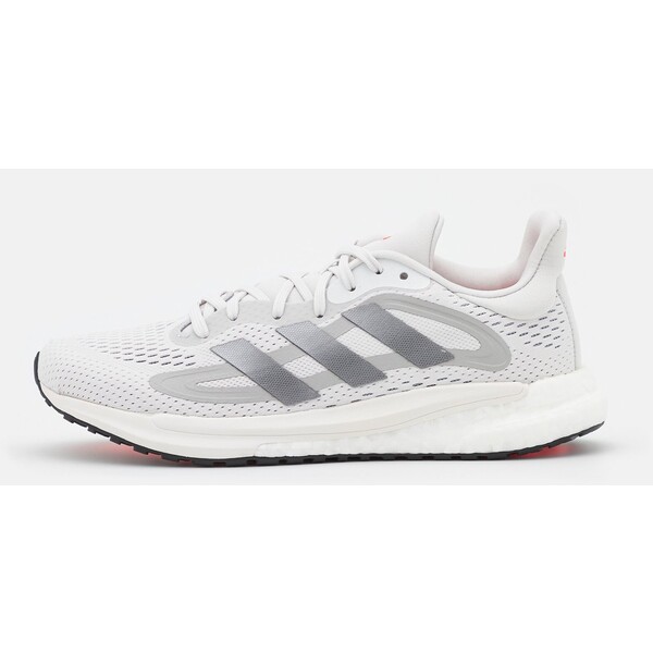 adidas Performance SOLARGLIDE 4 Obuwie do biegania treningowe crystal white/halo silver/solar red AD541A1UE-A11