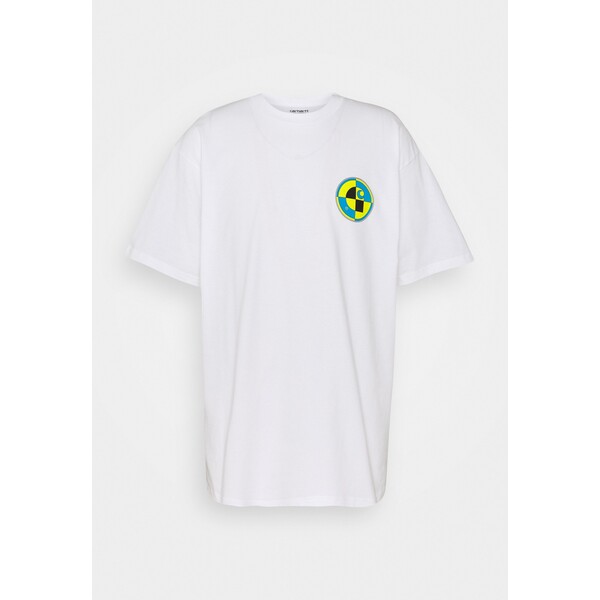 Carhartt WIP TEST T-shirt z nadrukiem white C1422O0BE-A11