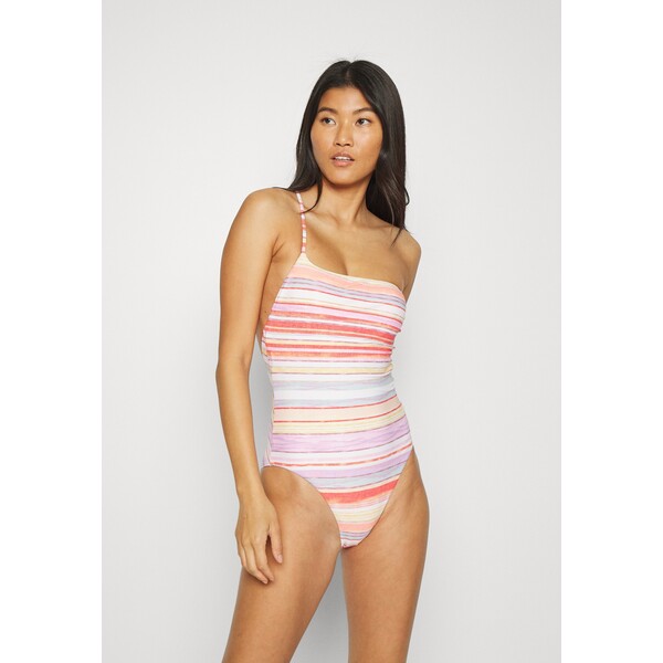 Seafolly CAPSULE AURORA SKIES ONE SHOULDER MAILLOT Kostium kąpielowy chilli red S1981G064-G11