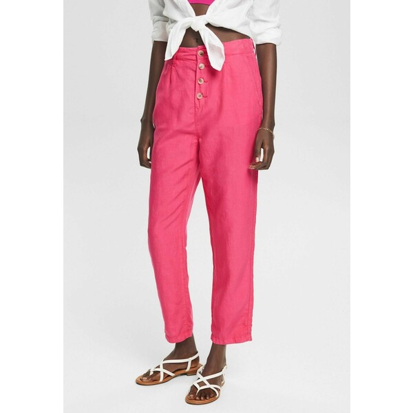 Esprit Spodnie materiałowe pink fuchsia ES121A0X8-J11