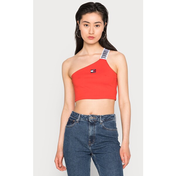 Tommy Jeans TAPING TANK Top wagon red TOB21D0JA-G11