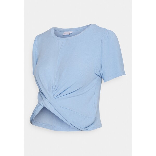 MAMALICIOUS MLGISELLE CROP T-shirt basic bel air blue M6429G0V9-K11