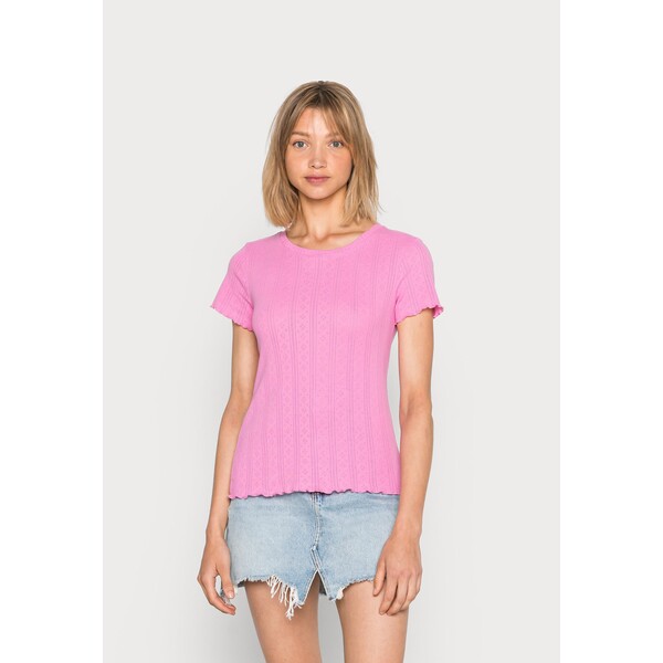Vila VIPOINTA T-shirt basic fuchsia pink V1021D12V-J11