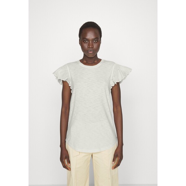 Lauren Ralph Lauren FEMERIC SHORT SLEEVE T-shirt basic mascarpone cream L4221D0I3-A11