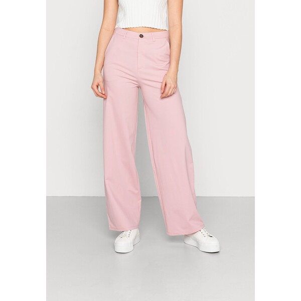 Even&Odd Spodnie materiałowe pink EV421A0AF-J11